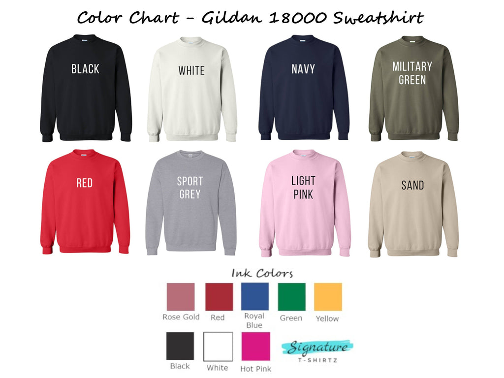 Personalized Birth Month Flower Sweatshirt