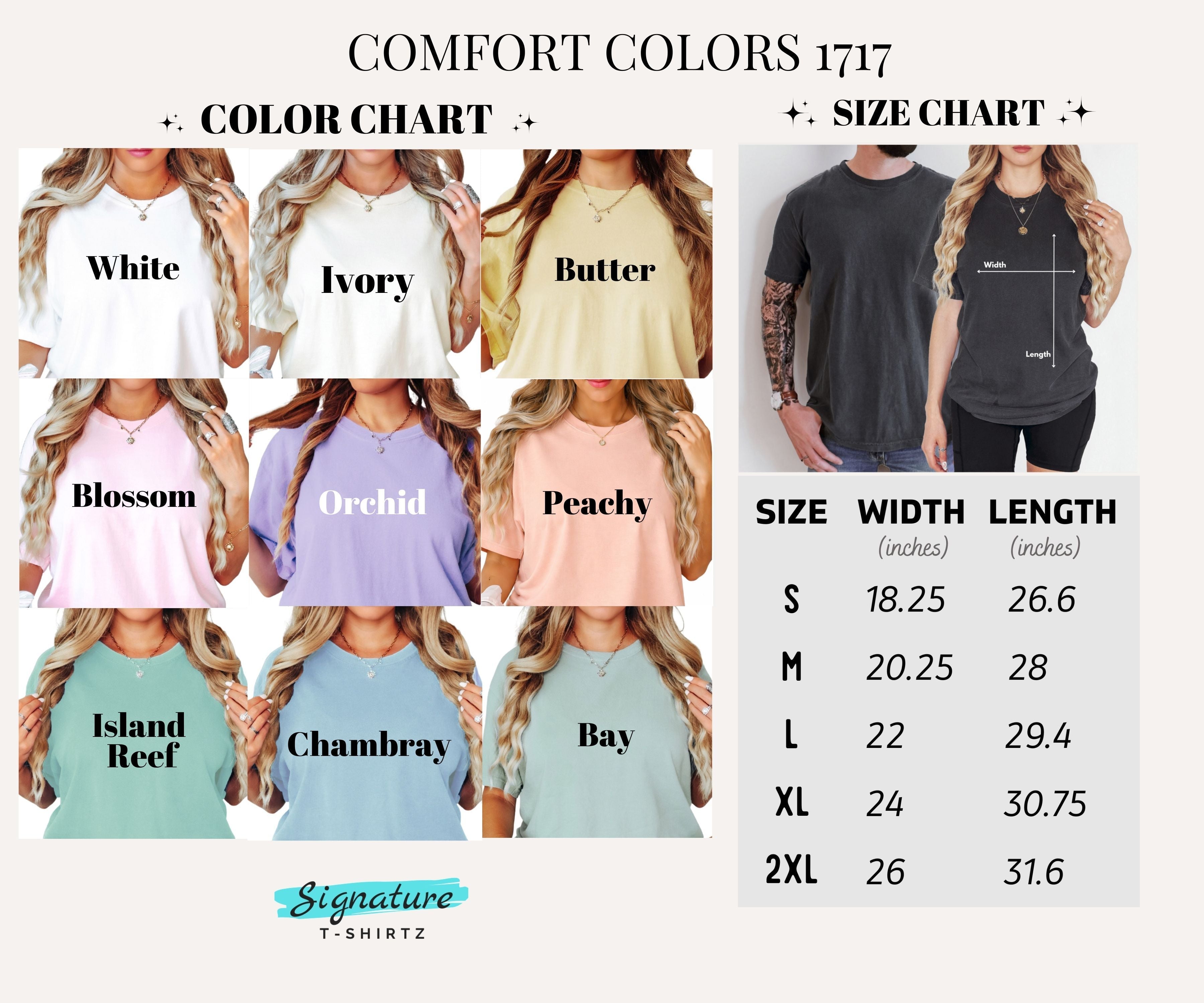 Preppy Coastal Nautical Beach Comfort Colors® Tee